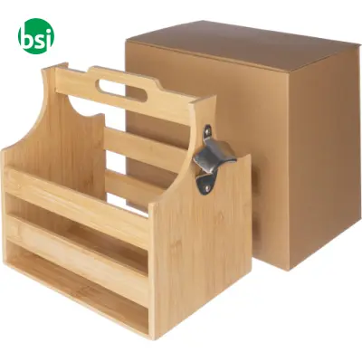 Bamboo bottle holder Hans - Immagine 5