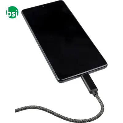 Nylon fabric charging cable 65W Claudia - Immagine 5