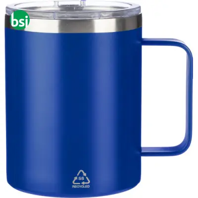 Stainless steel double-walled mug Renate - Immagine 8