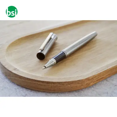 Recycled stainless steel writing set Fritz - Immagine 10