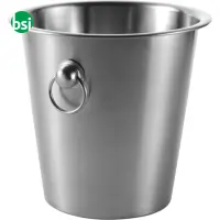 Stainless steel champagne bucket Hester