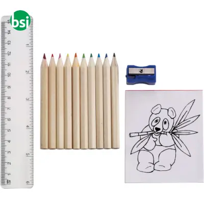 Cardboard drawing set Hilary - Immagine 2