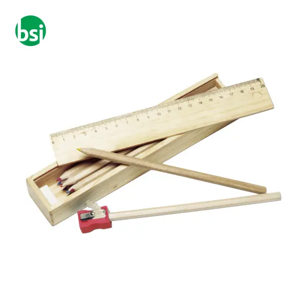 Wooden box with pencils Carmelita -  2