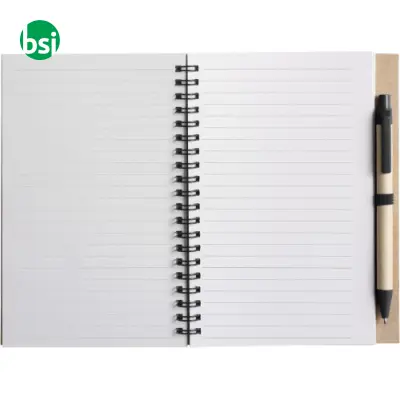 Wire bound notebook with ballpen. Stella - Immagine 4