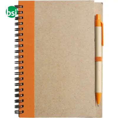 Wire bound notebook with ballpen. Stella - Immagine 11