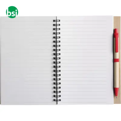 Wire bound notebook with ballpen. Stella - Immagine 6