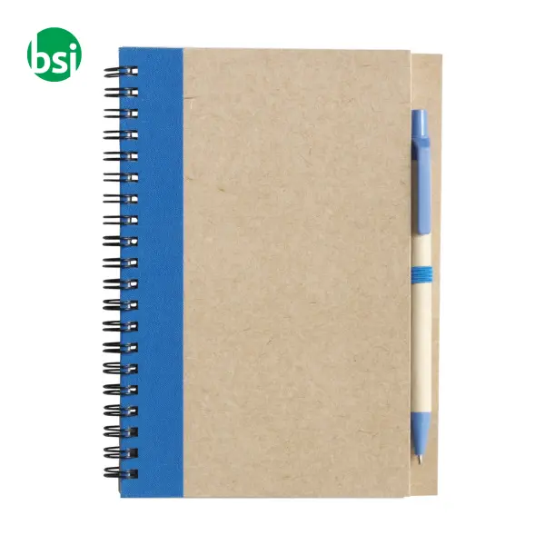 Wire bound notebook with ballpen. Stella -  13