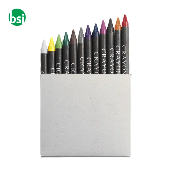 Cardboard box with crayons Paulina -  1