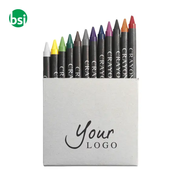 Cardboard box with crayons Paulina -  2