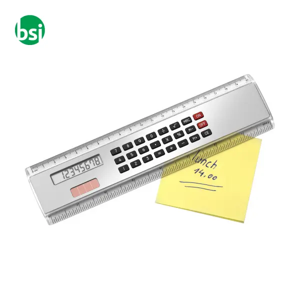 ABS ruler with calculator Heather -  1