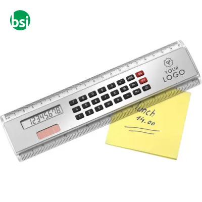 ABS ruler with calculator Heather - Immagine 2
