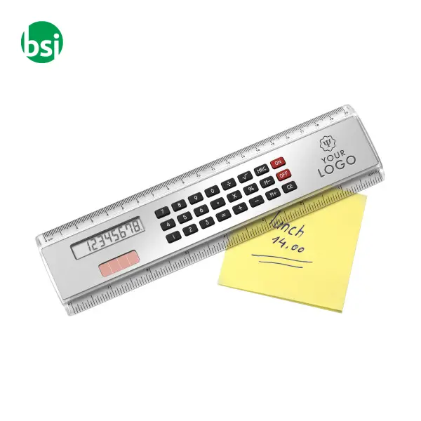 ABS ruler with calculator Heather -  2