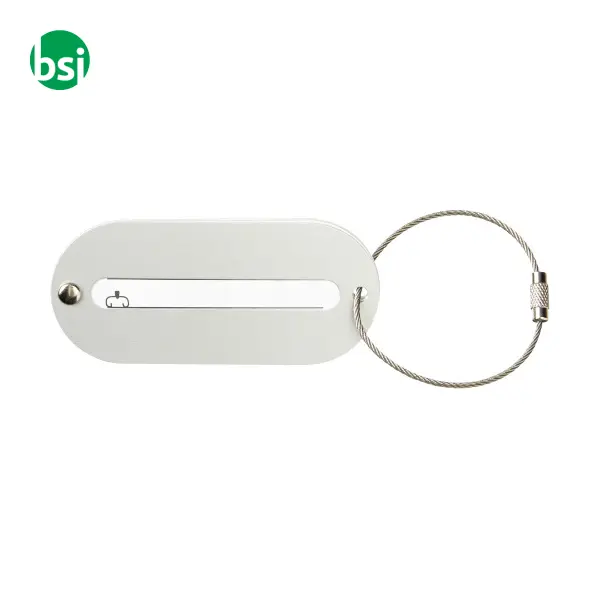Aluminium luggage tag Isa -  1