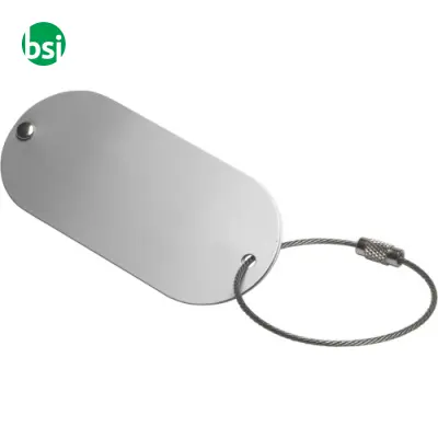 Aluminium luggage tag Isa - Immagine 2