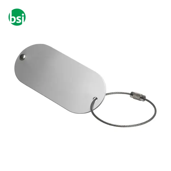 Aluminium luggage tag Isa -  2