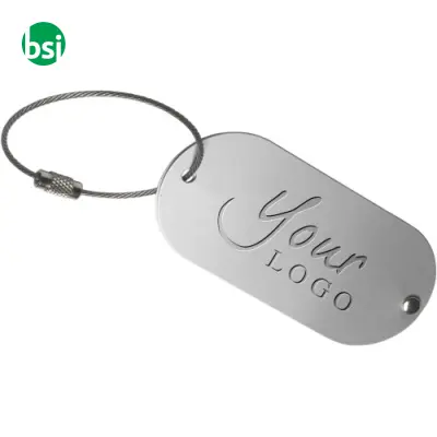 Aluminium luggage tag Isa - Immagine 4