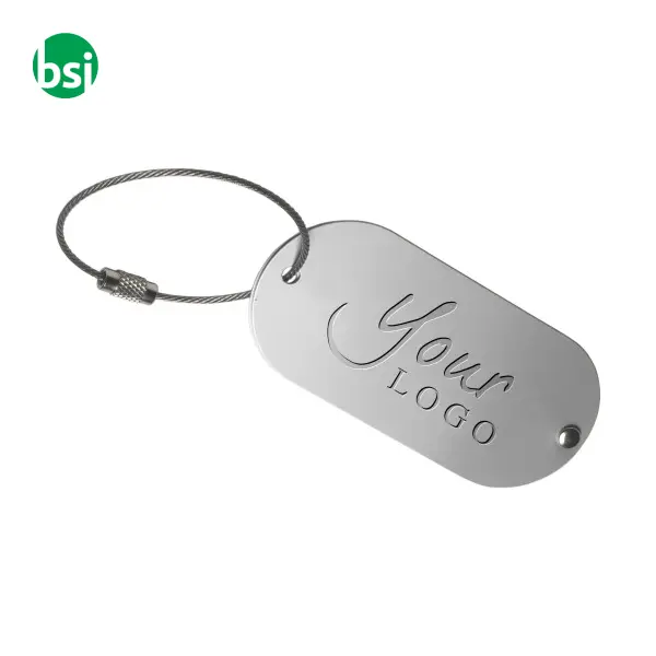Aluminium luggage tag Isa -  4