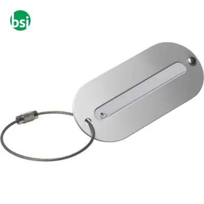 Aluminium luggage tag Isa - Immagine 3