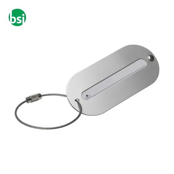 Aluminium luggage tag Isa -  3