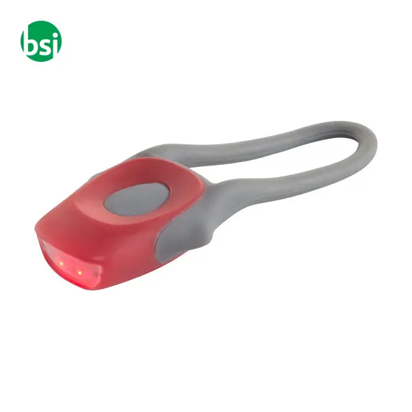 Plastic and silicone bicycle light Abigail -  2