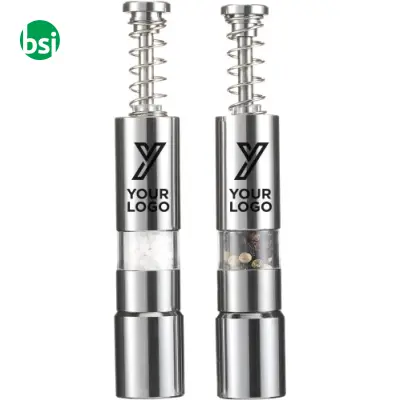 Stainless steel salt and pepper mill Annalena - Immagine 3