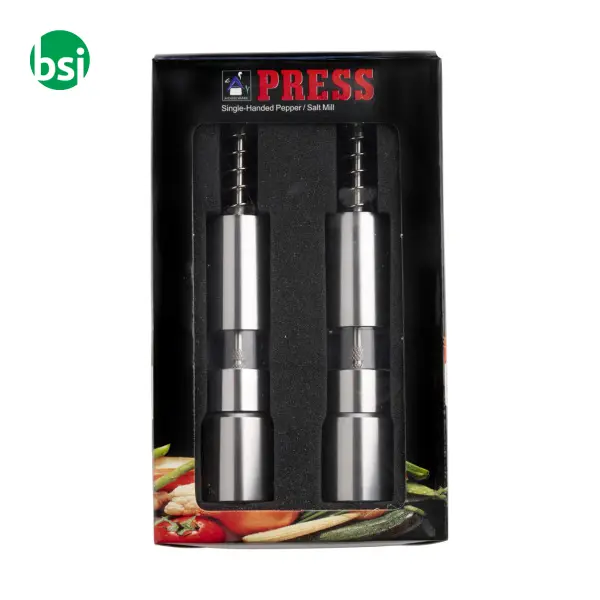Stainless steel salt and pepper mill Annalena -  2