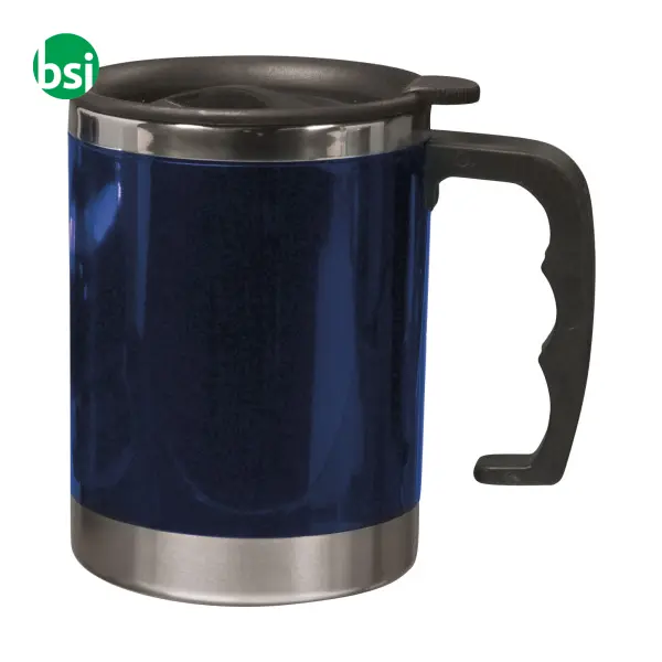 Stainless steel and AS double walled mug Gabi -  4