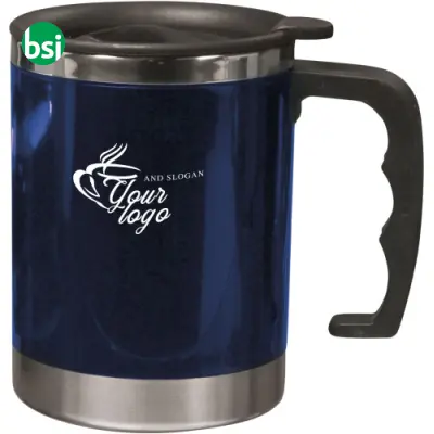 Stainless steel and AS double walled mug Gabi - Immagine 2