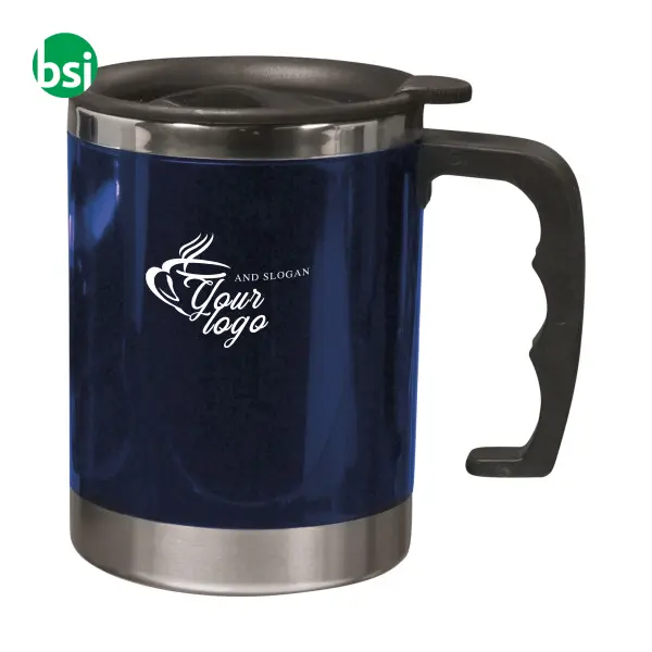 Stainless steel and AS double walled mug Gabi -  2