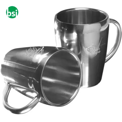 Stainless steel double walled mugs Naya - Immagine 2