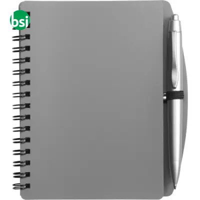 PP notebook with ballpen Kimora - Immagine 4