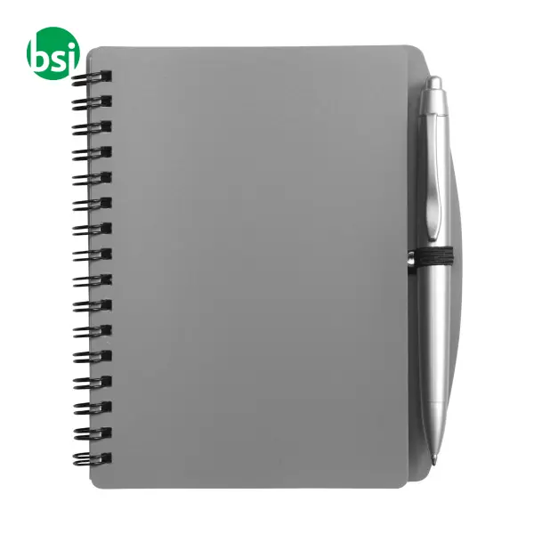 PP notebook with ballpen Kimora -  4