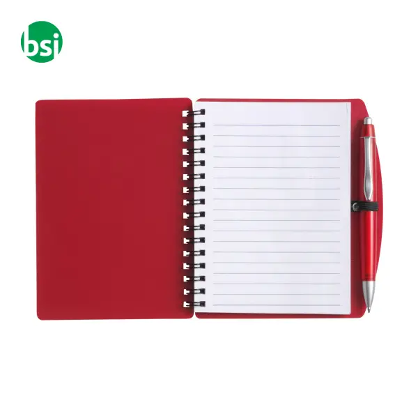 PP notebook with ballpen Kimora -  2
