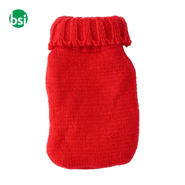 Re-usable hot pad shaped like a warm water bag -  4