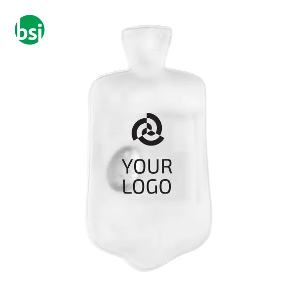 Re-usable hot pad shaped like a warm water bag -  5