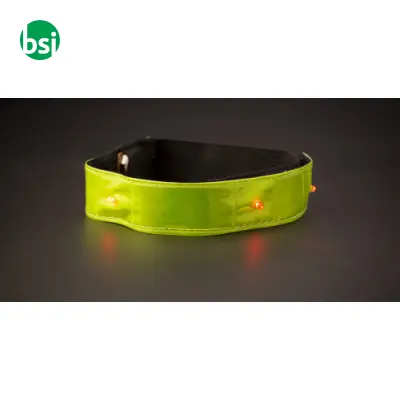Nylon and PVC reflective strap with lights - Immagine 2