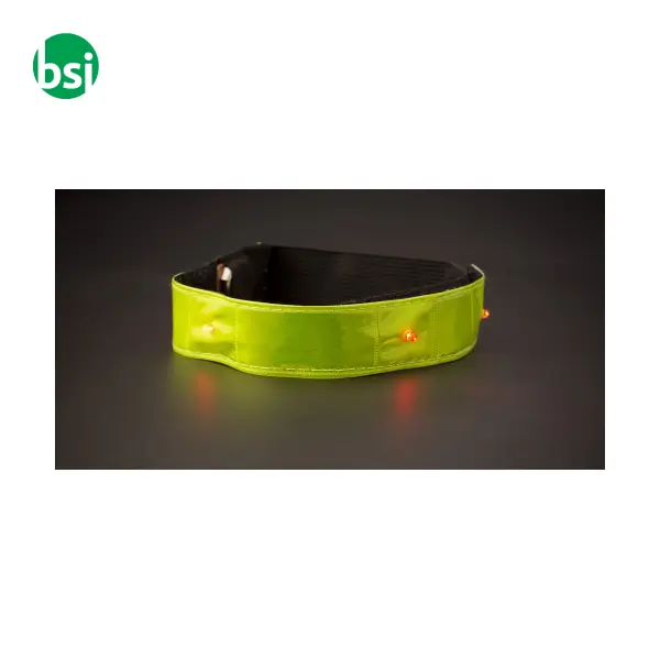 Nylon and PVC reflective strap with lights -  2