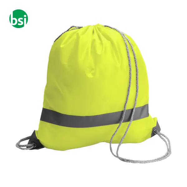 Polyester drawstring backpack Sylvie -  3