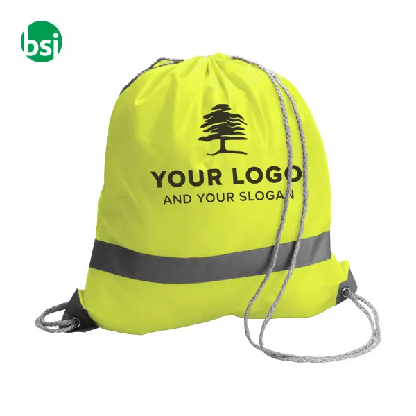 Polyester drawstring backpack Sylvie -  2