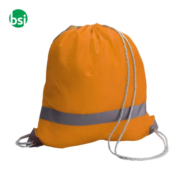 Polyester drawstring backpack Sylvie -  4