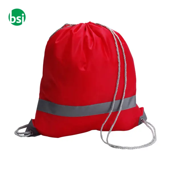 Polyester drawstring backpack Sylvie -  5