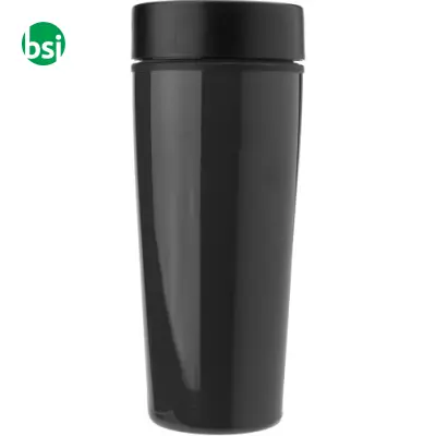 Stainless steel double walled travel mug Elisa - Immagine 4