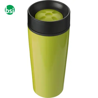 Stainless steel double walled travel mug Elisa - Immagine 5