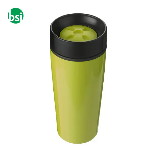 Stainless steel double walled travel mug Elisa -  5