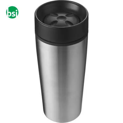 Stainless steel double walled travel mug Elisa - Immagine 6