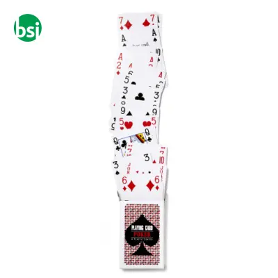 Cardboard box with playing cards Anton