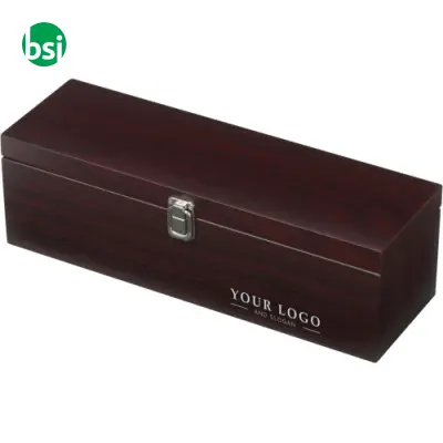 Wooden wine gift set Nikita - Immagine 3