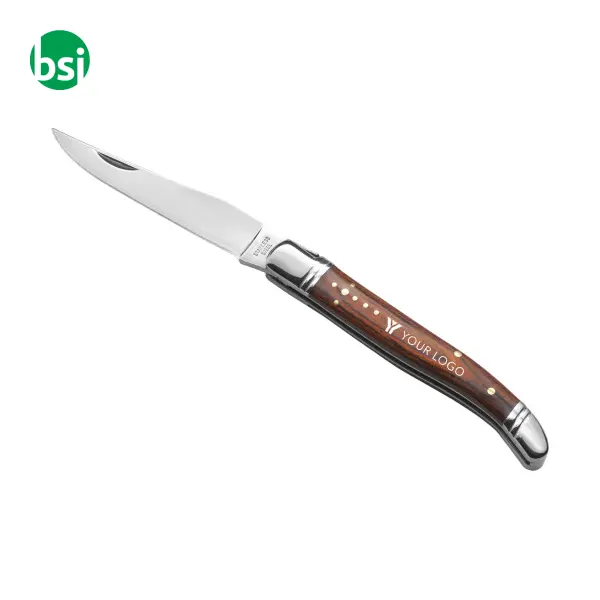 Steel and wood pocket knife Lisandro -  2