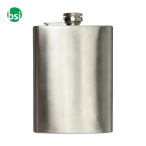 Stainless steel hip flask Benedict -  2