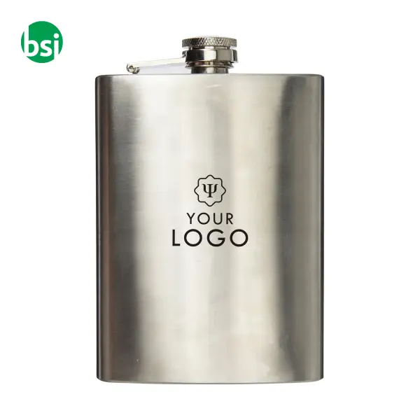 Stainless steel hip flask Benedict -  4